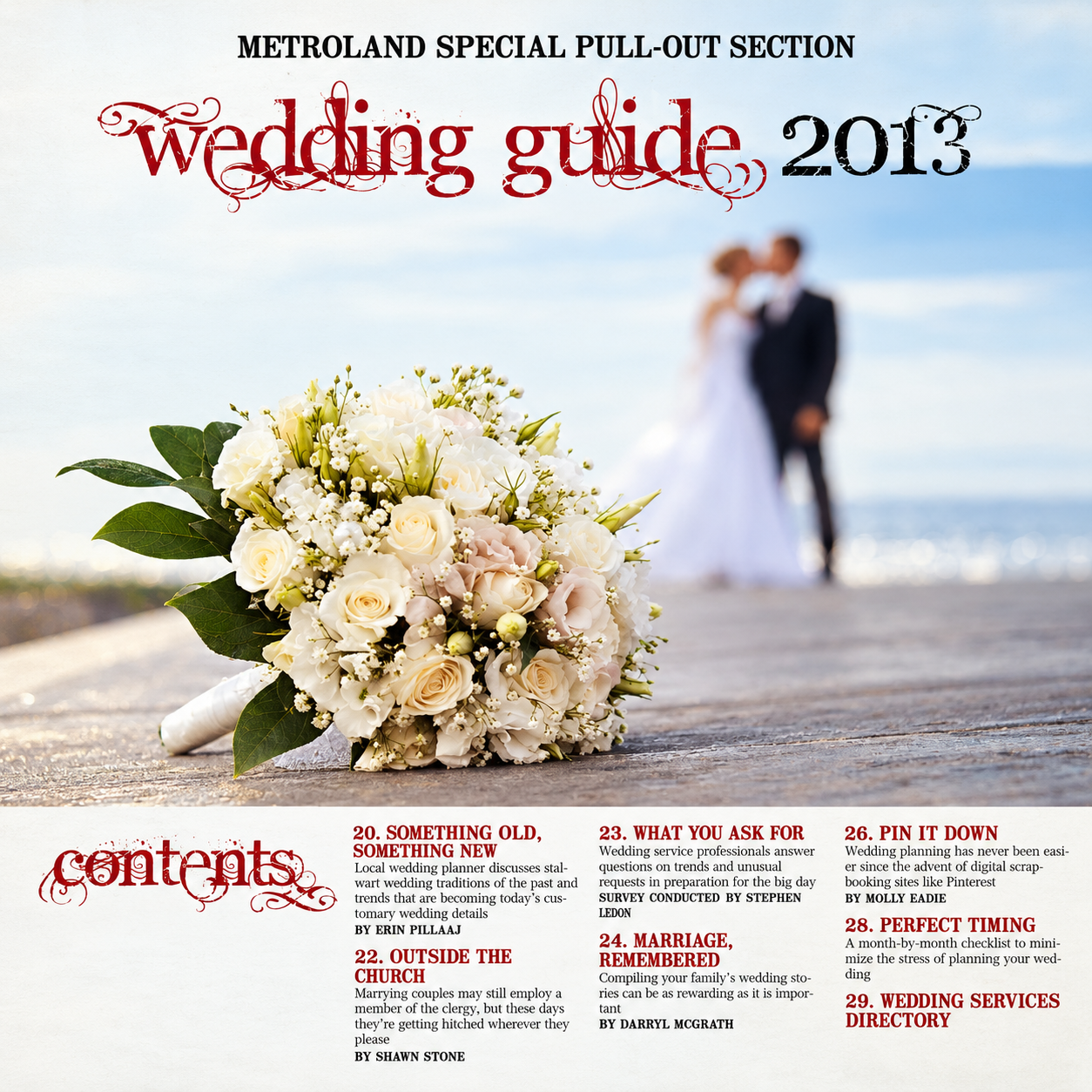 2013 Metroland Magazine's Wedding Guide