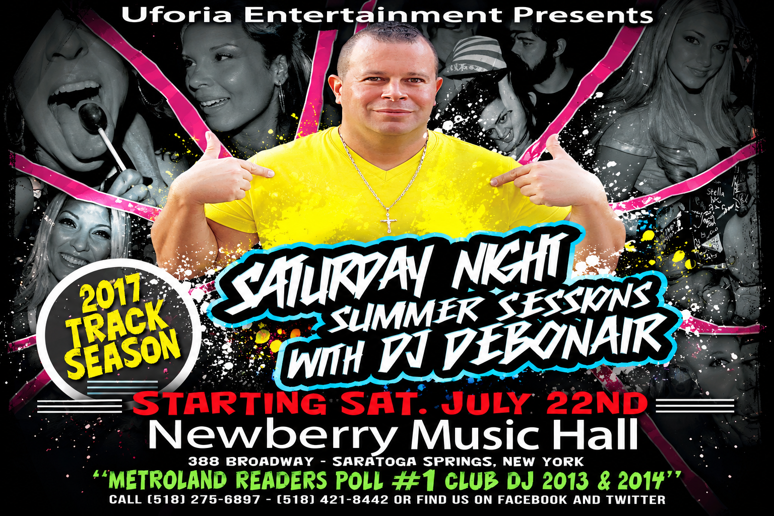 2017 Saturday Night Summer Sessions with DJ Debonair at The Newberry Music Hall — June 8, 2017 | Uforia Entertainment & DJ Debonair