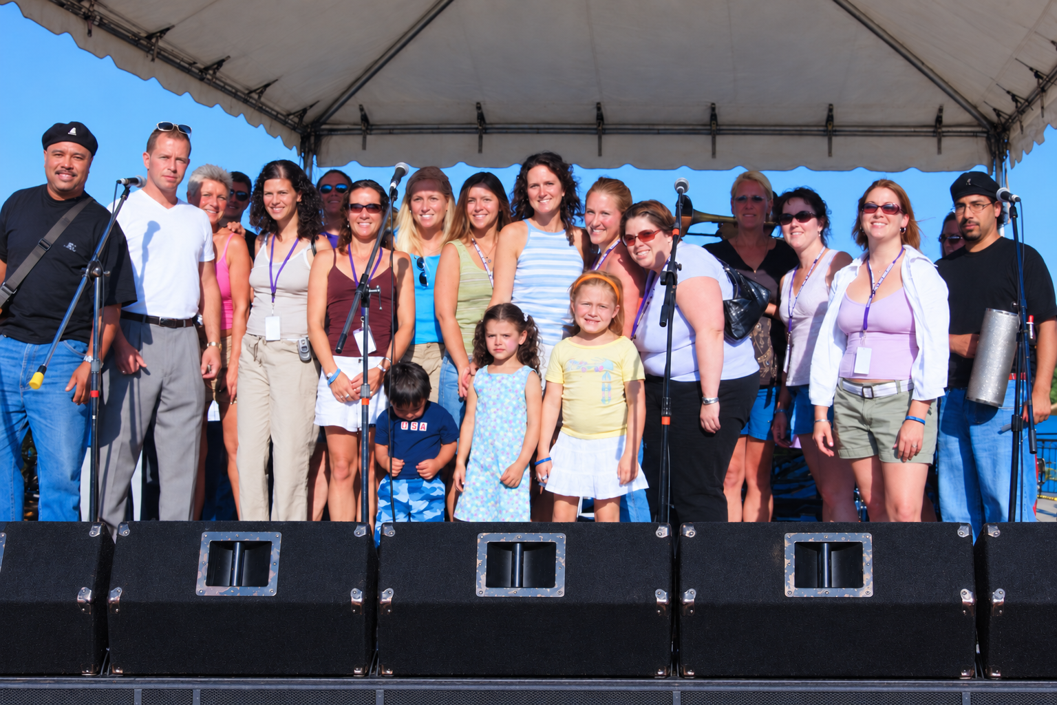 Albany River Front Music Festival 2005 Stage Group Image