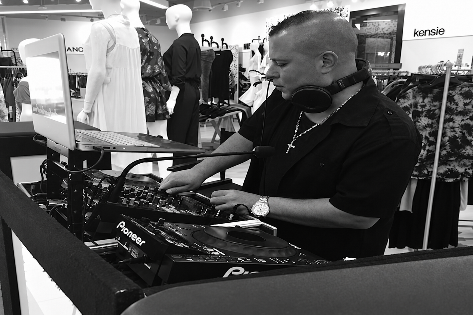 DJ Debonair at Lorde & Taylor